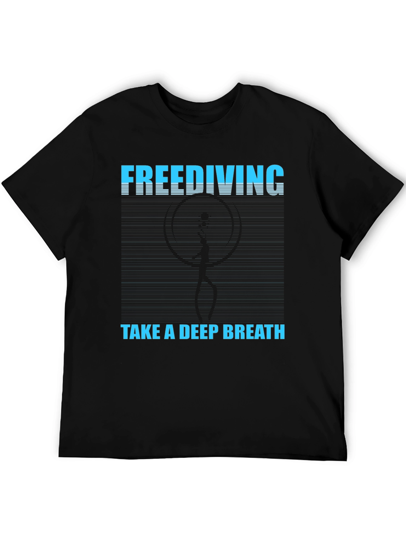 Freediving Take a Deep Breath Graphic T-Shirt