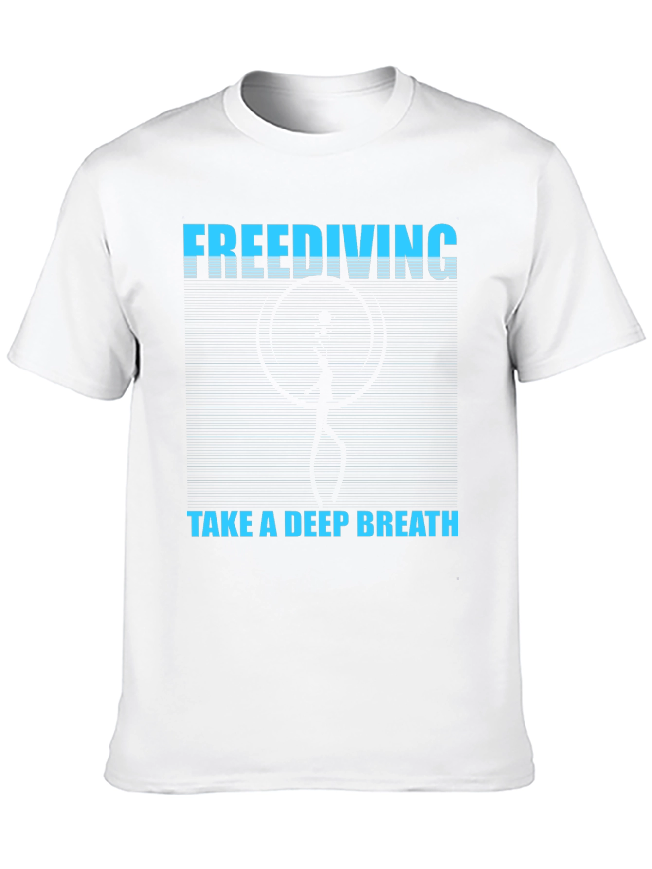 Freediving Take a Deep Breath Graphic T-Shirt