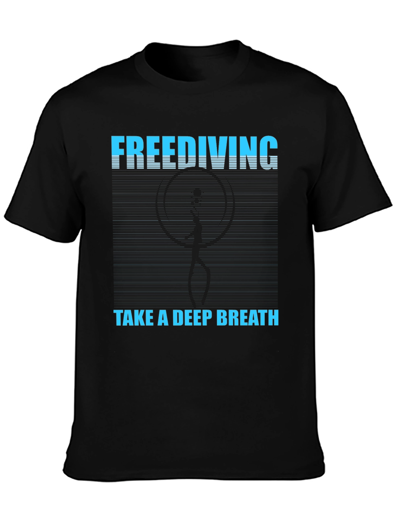 Freediving Take a Deep Breath Graphic T-Shirt