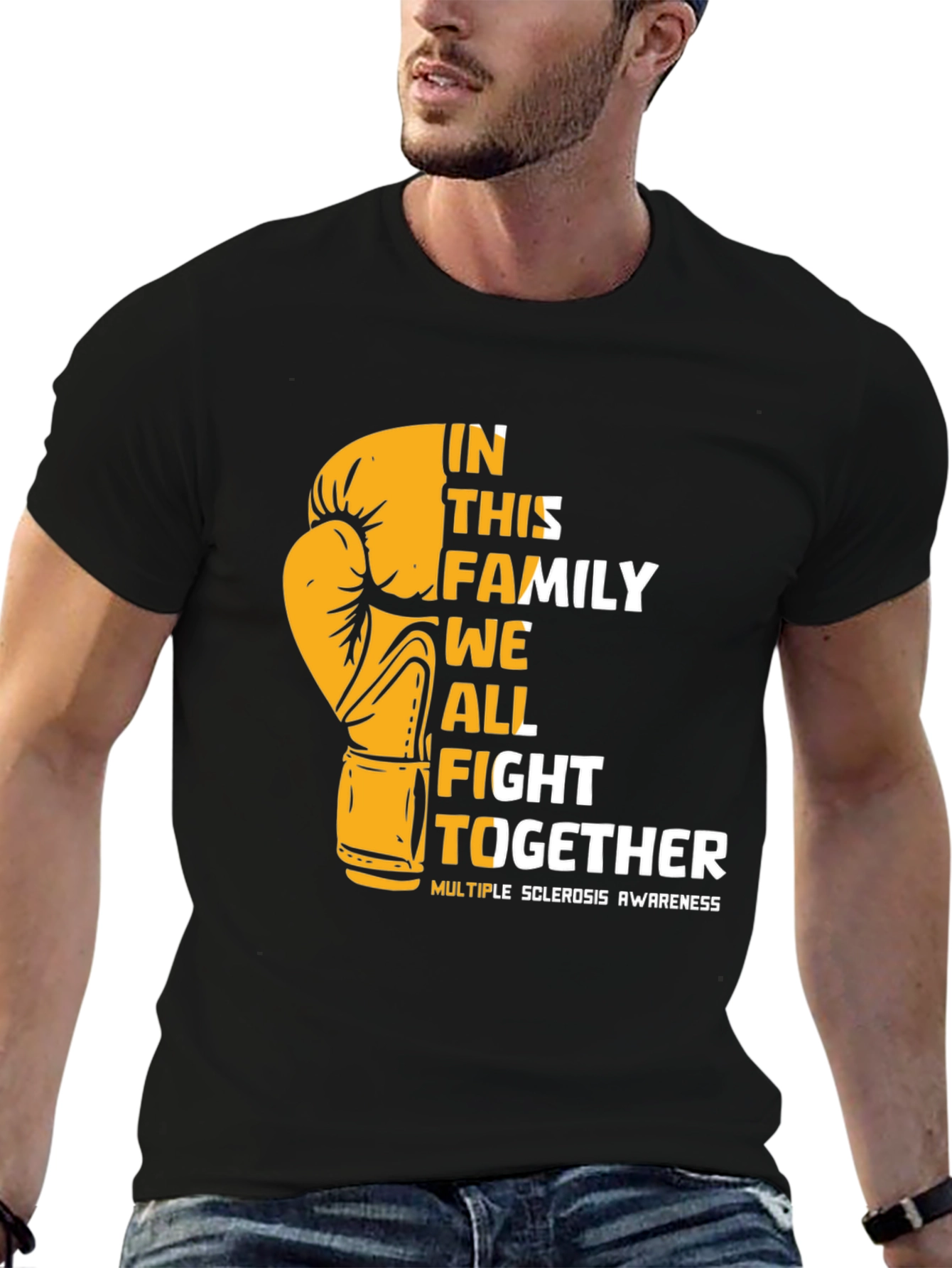 MS Awareness Boxing Glove Graphic Tee