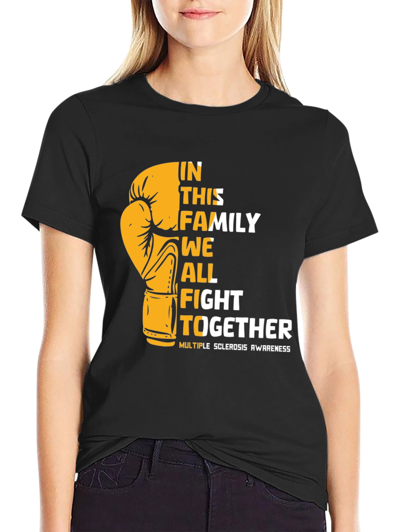 MS Awareness Boxing Glove Graphic Tee