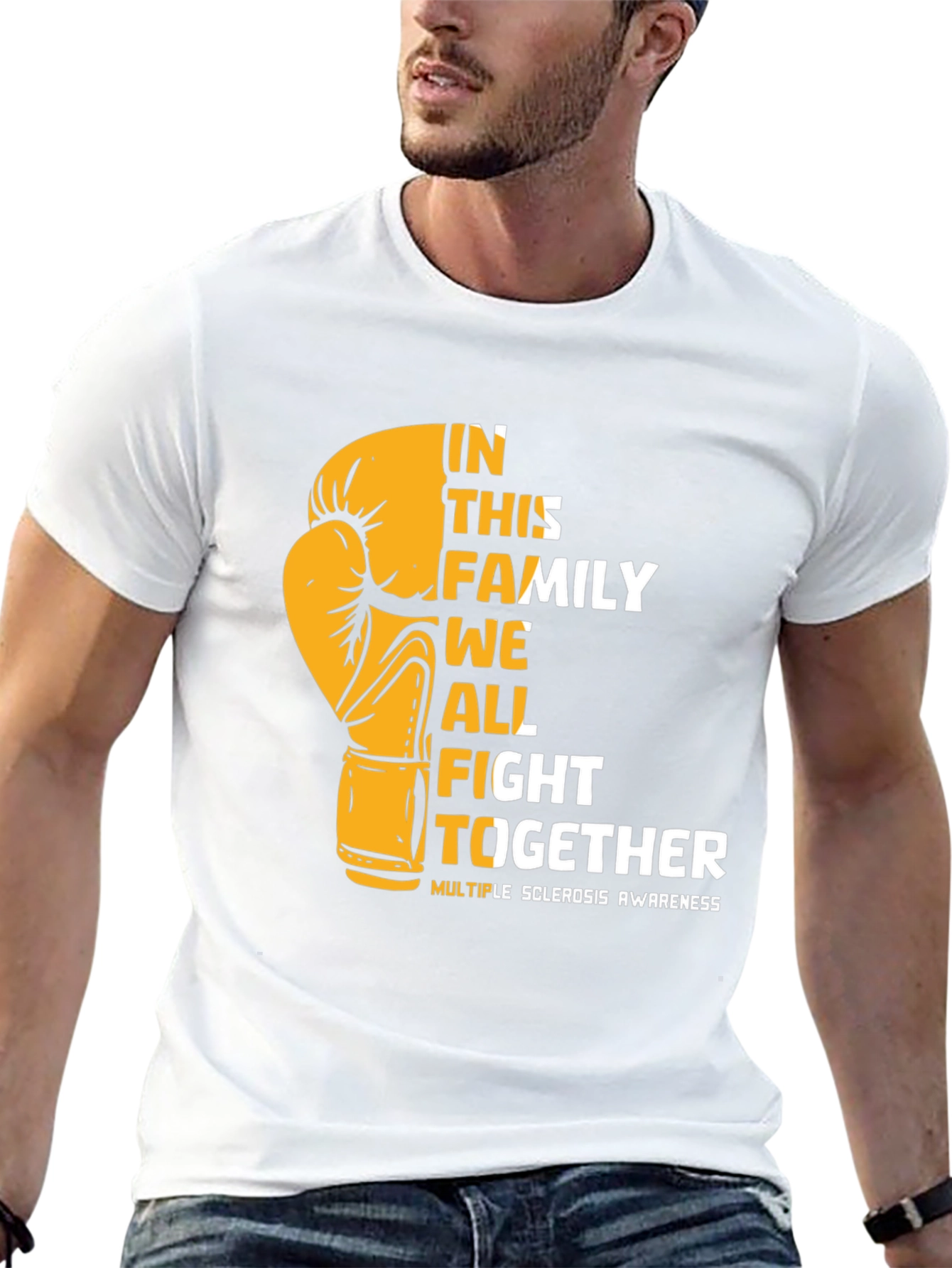 MS Awareness Boxing Glove Graphic Tee