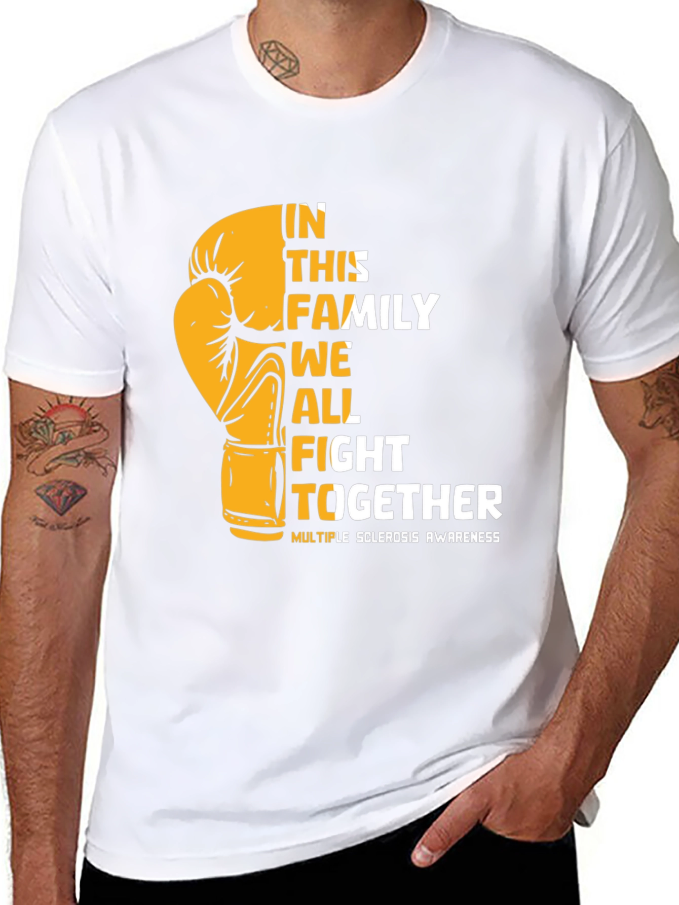 MS Awareness Boxing Glove Graphic Tee