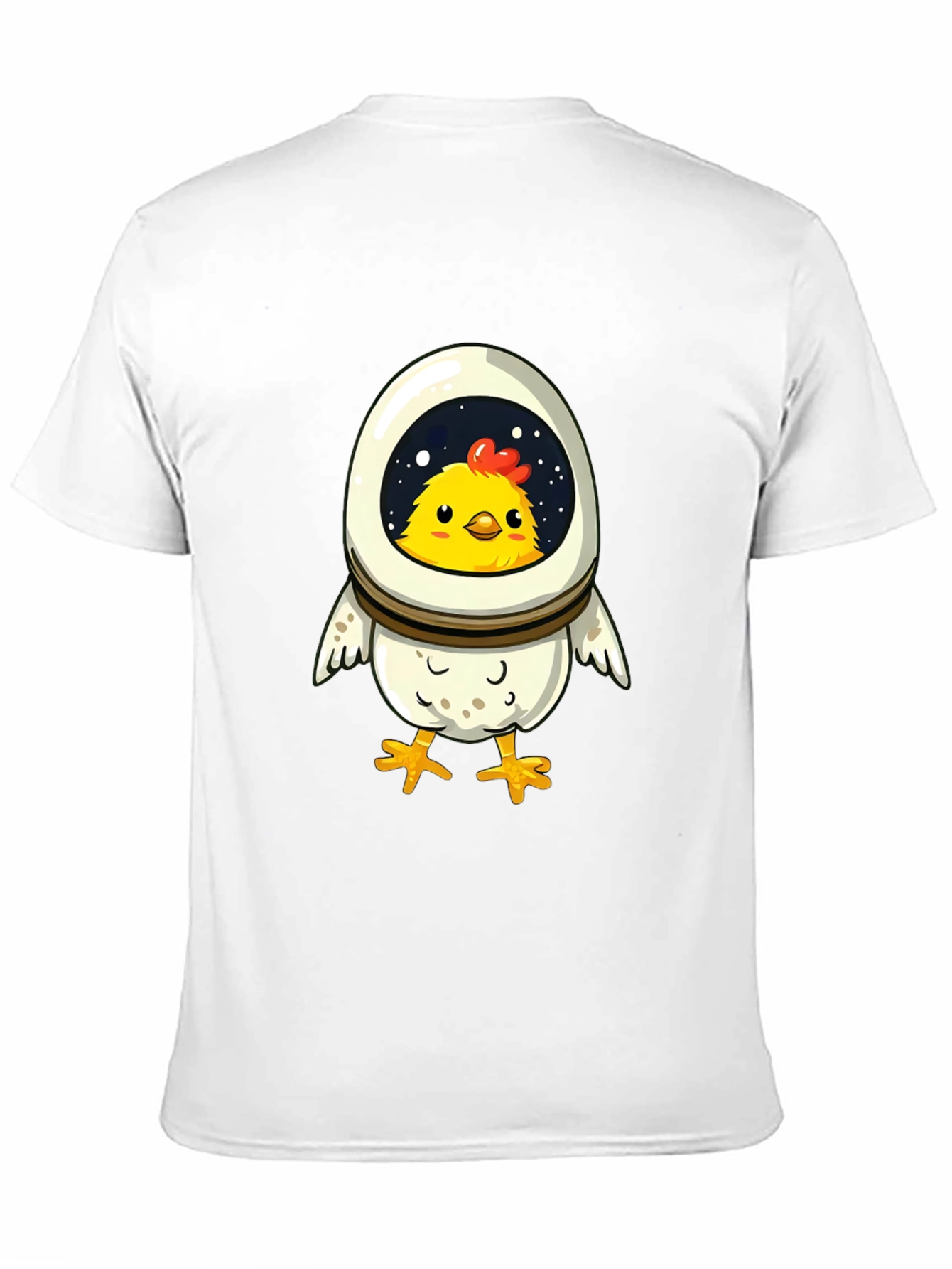 Astronaut Chicken T-Shirt - Fun Space Design