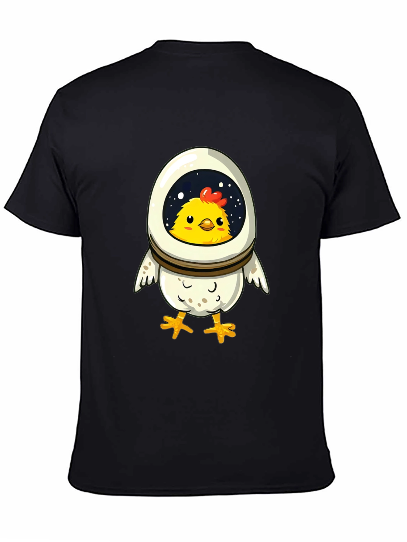 Astronaut Chicken T-Shirt - Fun Space Design
