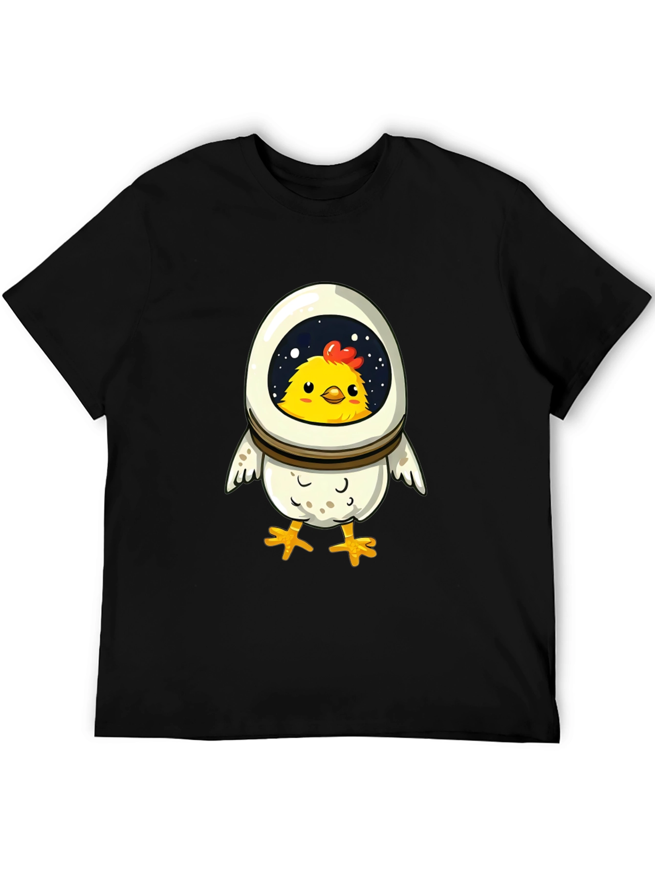 Astronaut Chicken T-Shirt - Fun Space Design