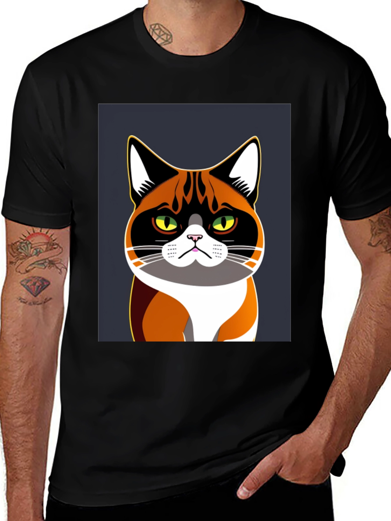 Grumpy Cat T-Shirt - Unisex Black Tee