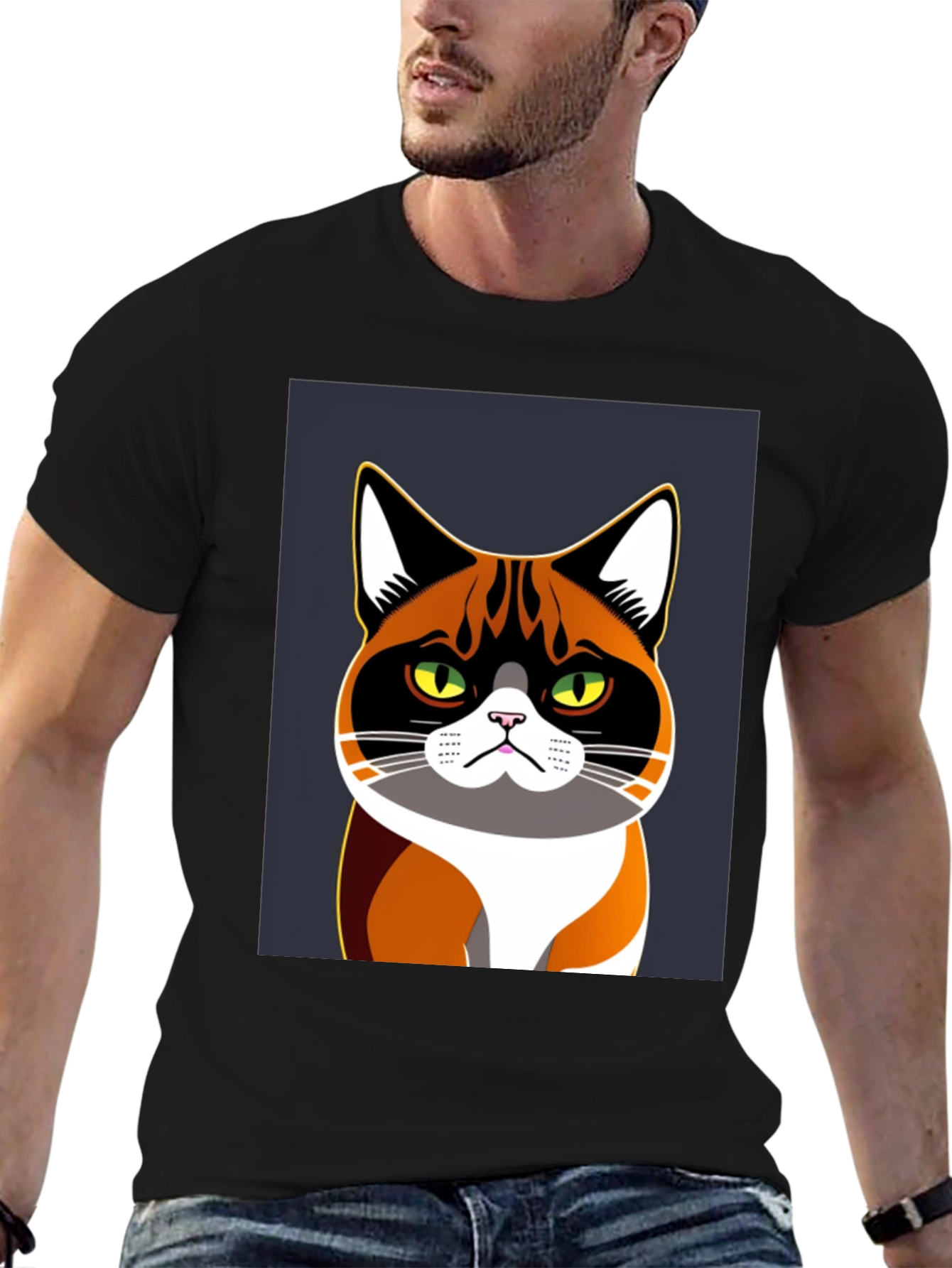 Grumpy Cat T-Shirt - Unisex Black Tee