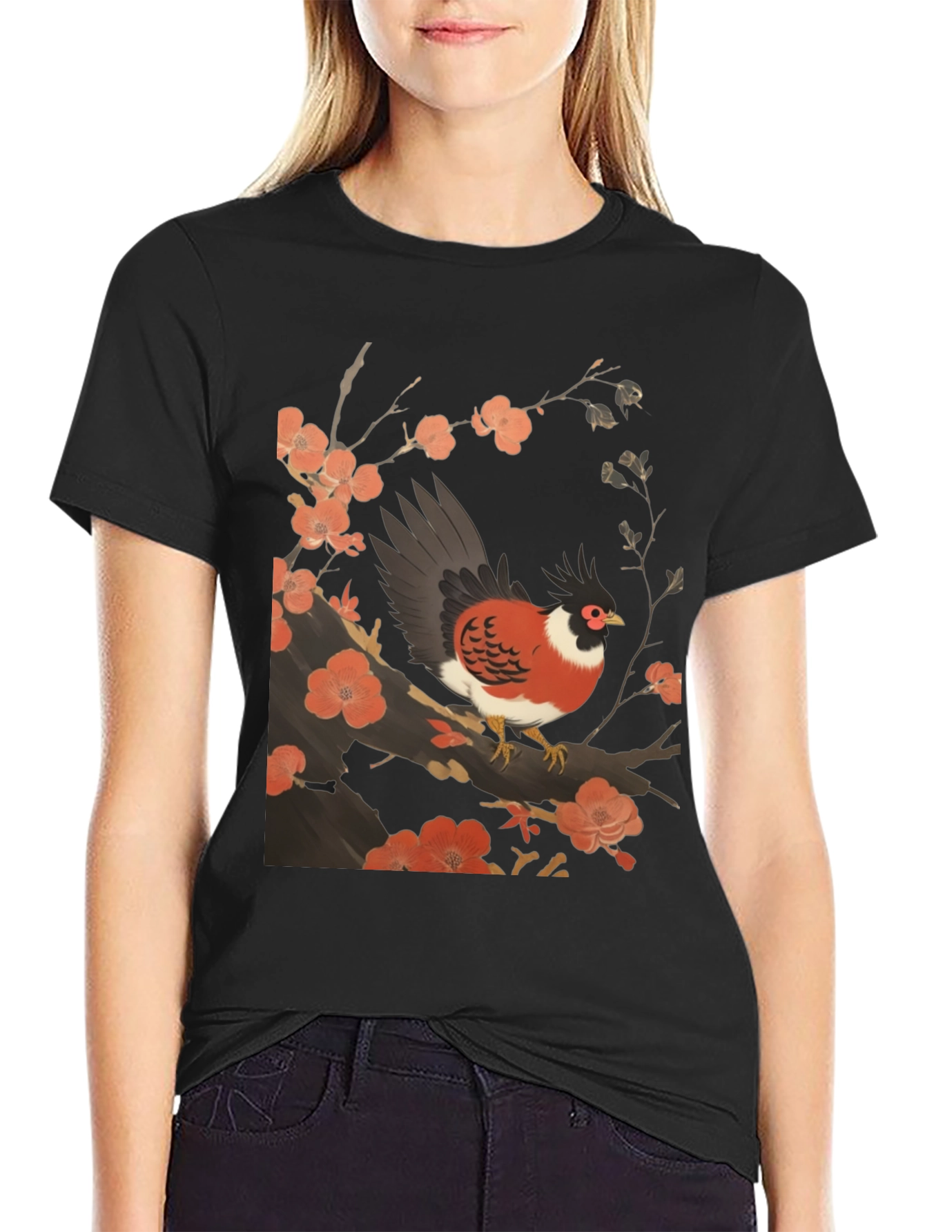 Bird and Blossoms Graphic Tee