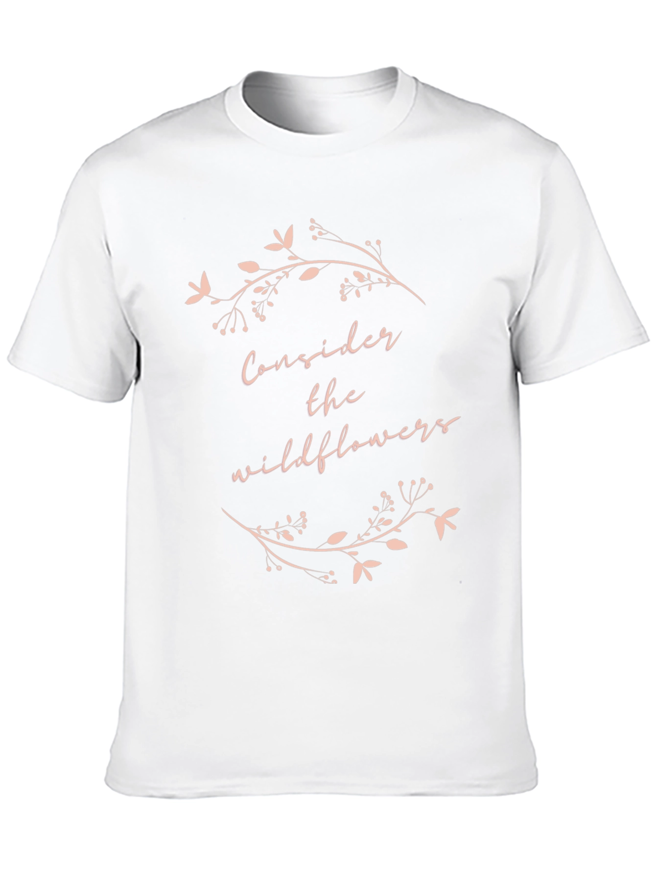 Consider the Wildflowers Graphic Tee - Black