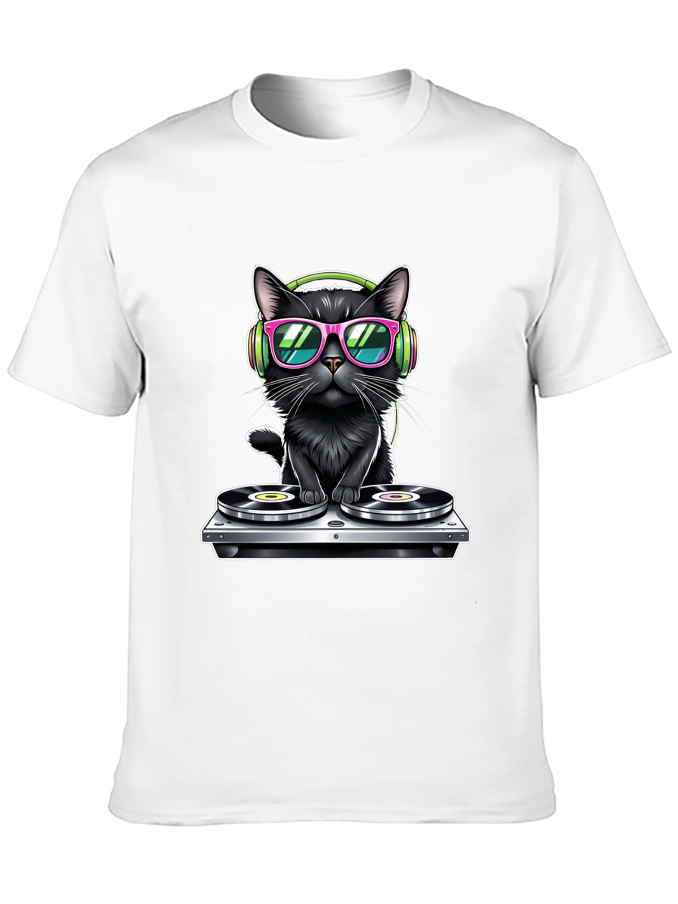 DJ Cat T-Shirt - Cool & Unique Design