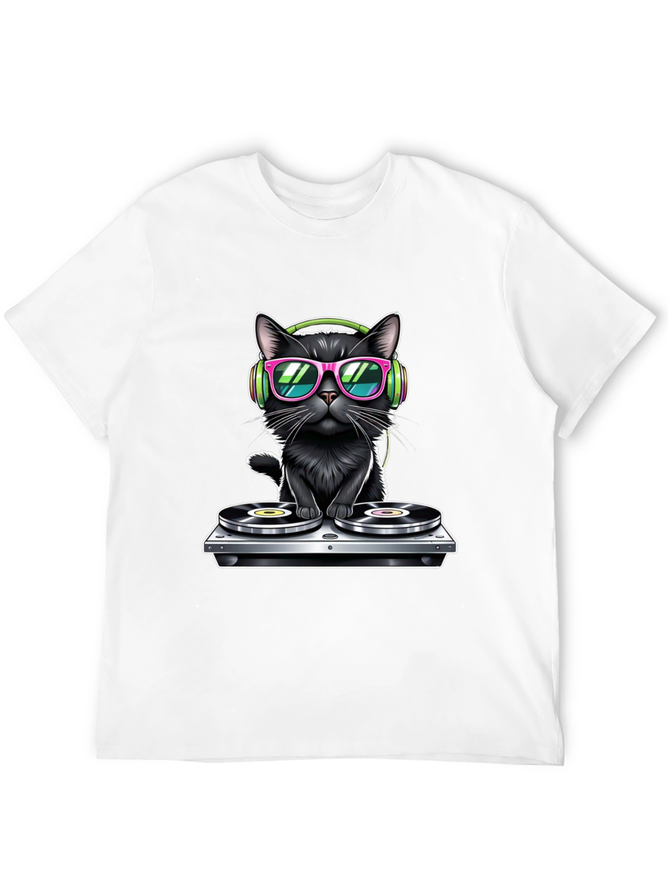 DJ Cat T-Shirt - Cool & Unique Design