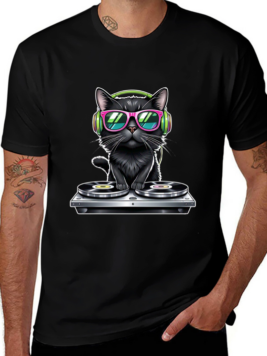 DJ Cat T-Shirt - Cool & Unique Design