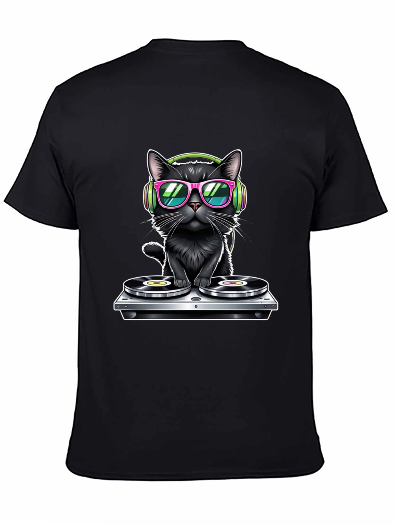 DJ Cat T-Shirt - Cool & Unique Design