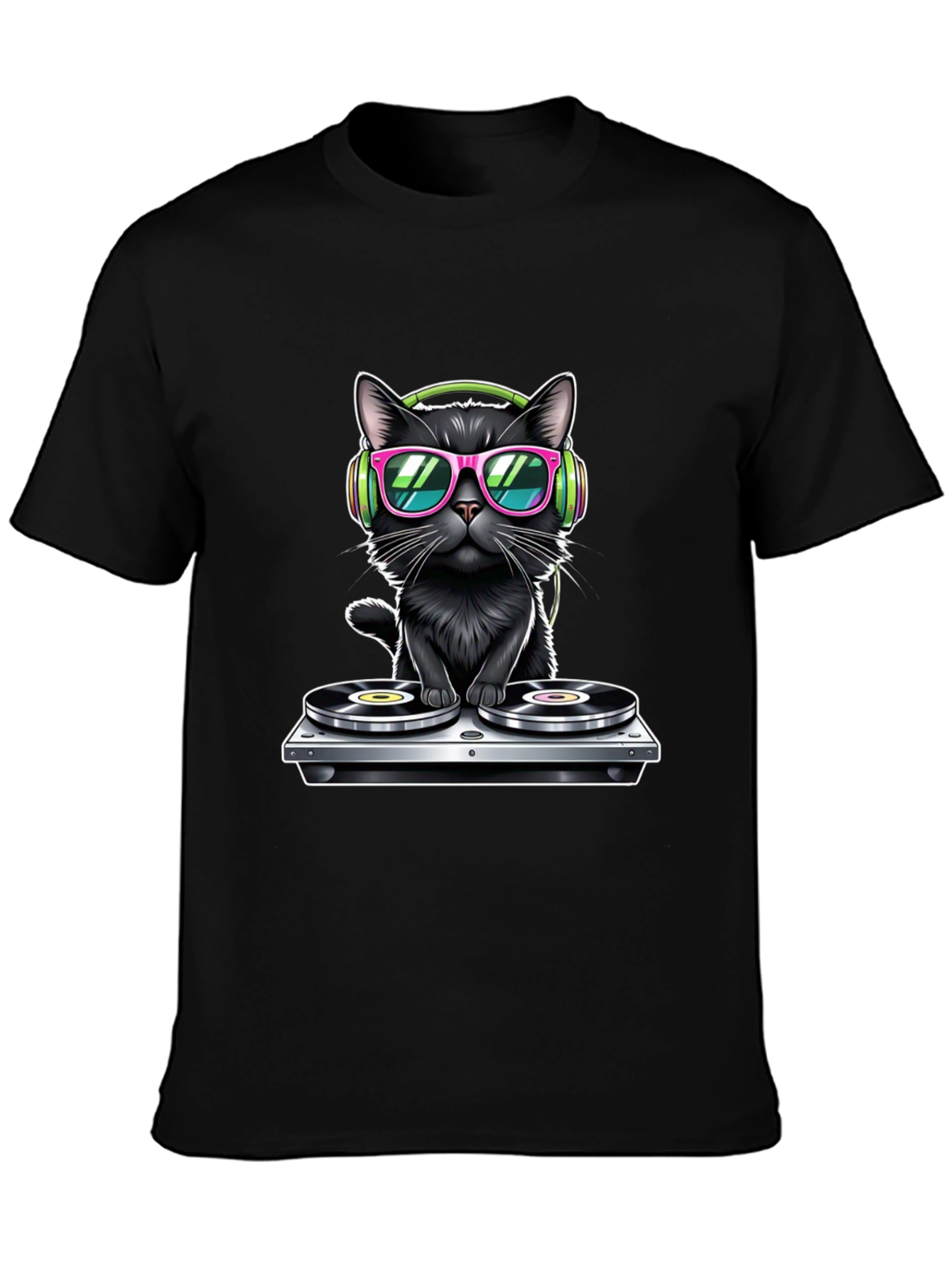 DJ Cat T-Shirt - Cool & Unique Design
