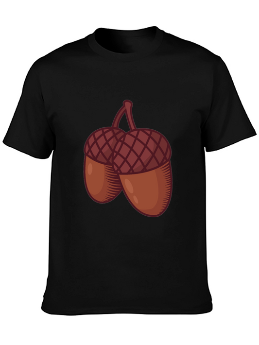 Acorn Graphic T-Shirt - Nature Inspired Tee
