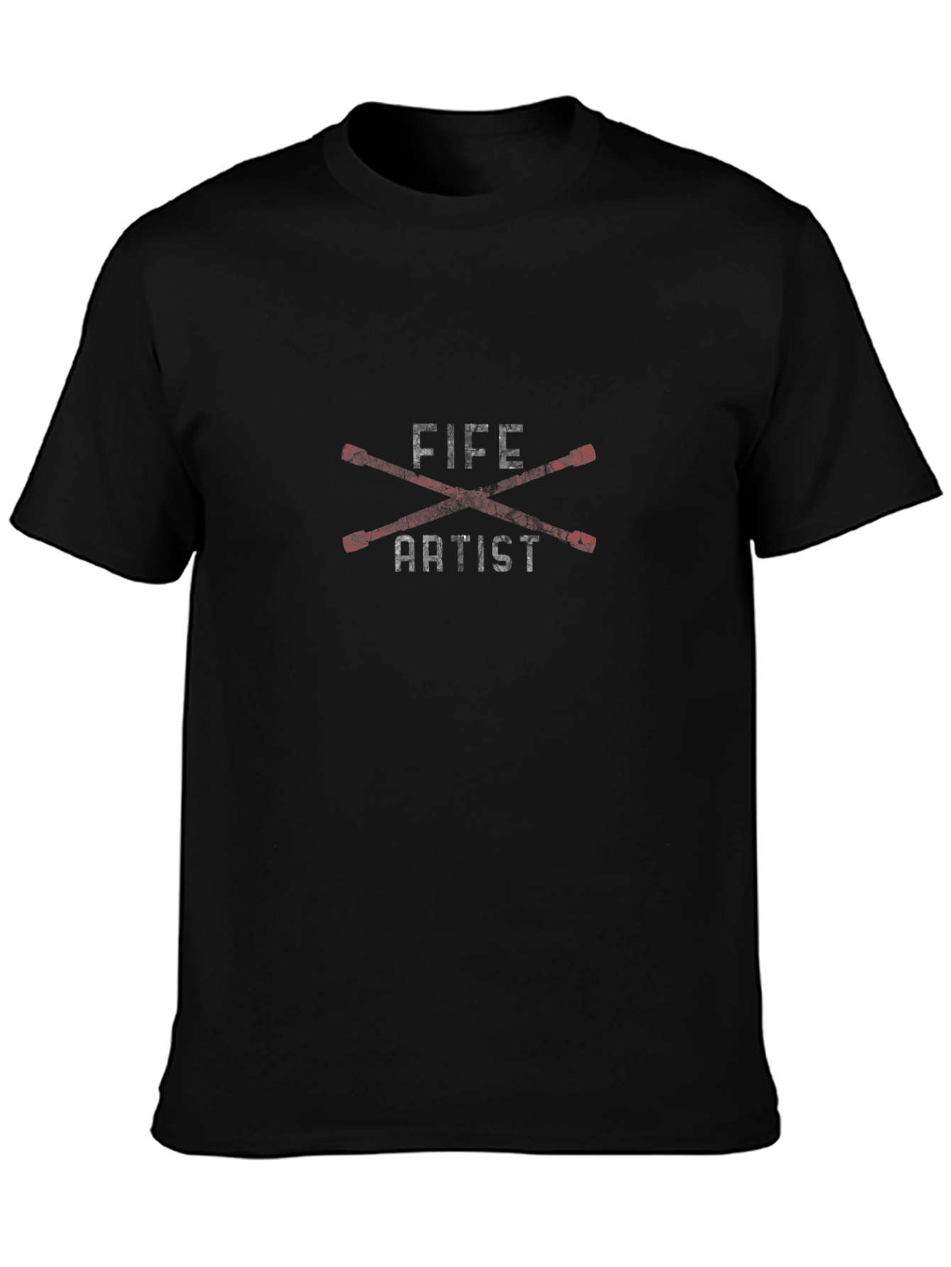 Fife Artist Black Graphic T-Shirt