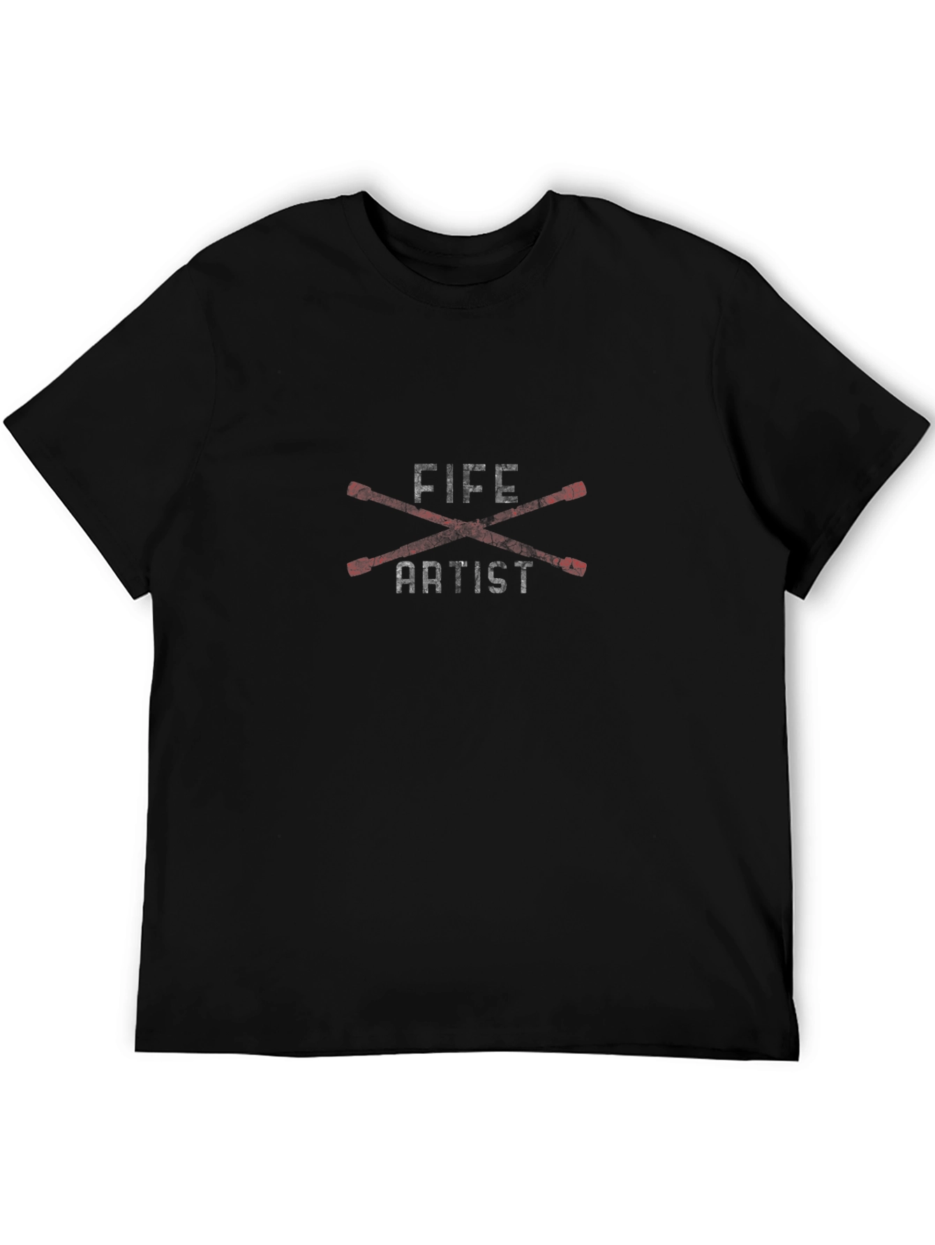 Fife Artist Black Graphic T-Shirt