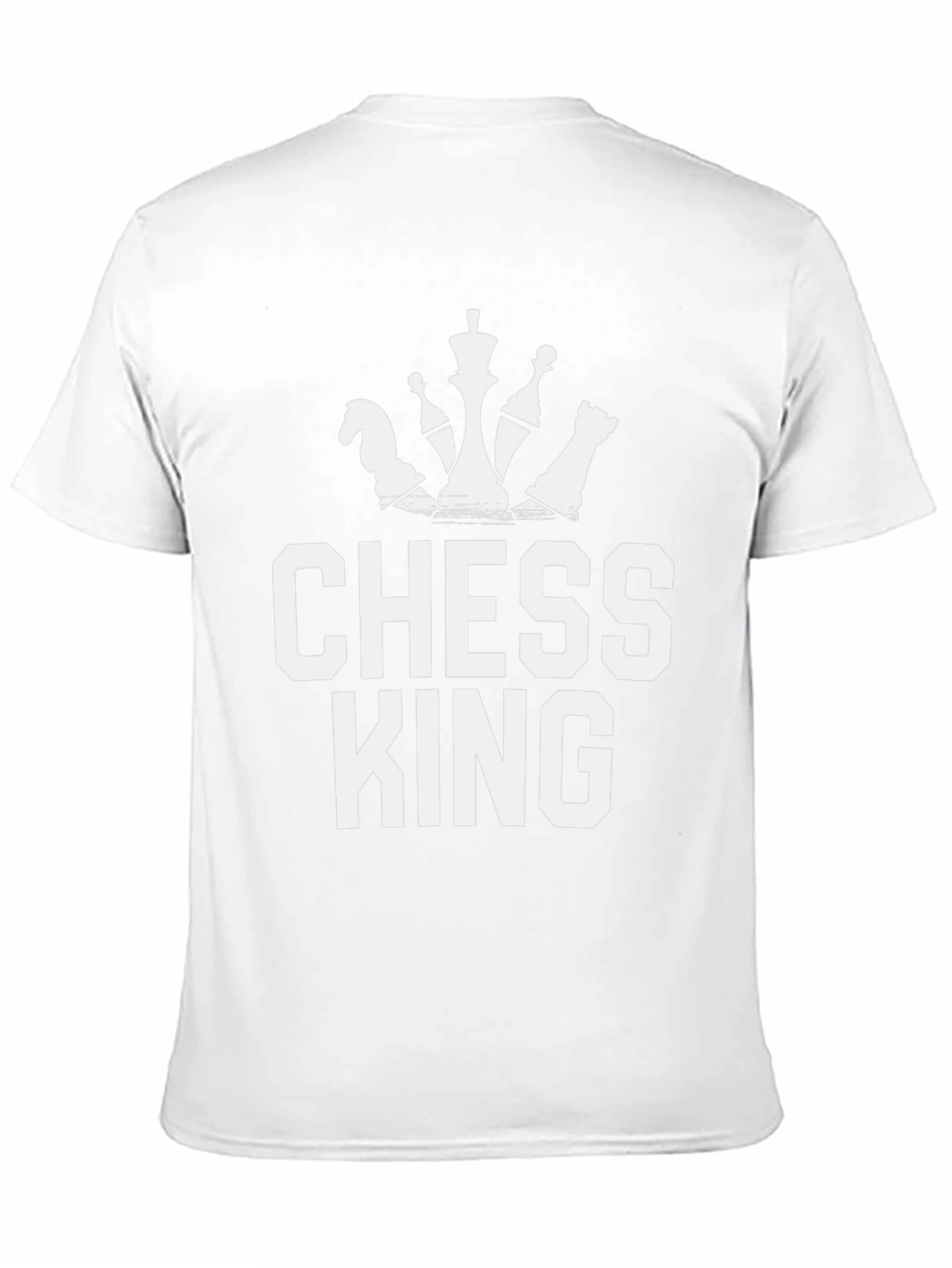 Chess King Graphic T-Shirt - Black Casual Tee