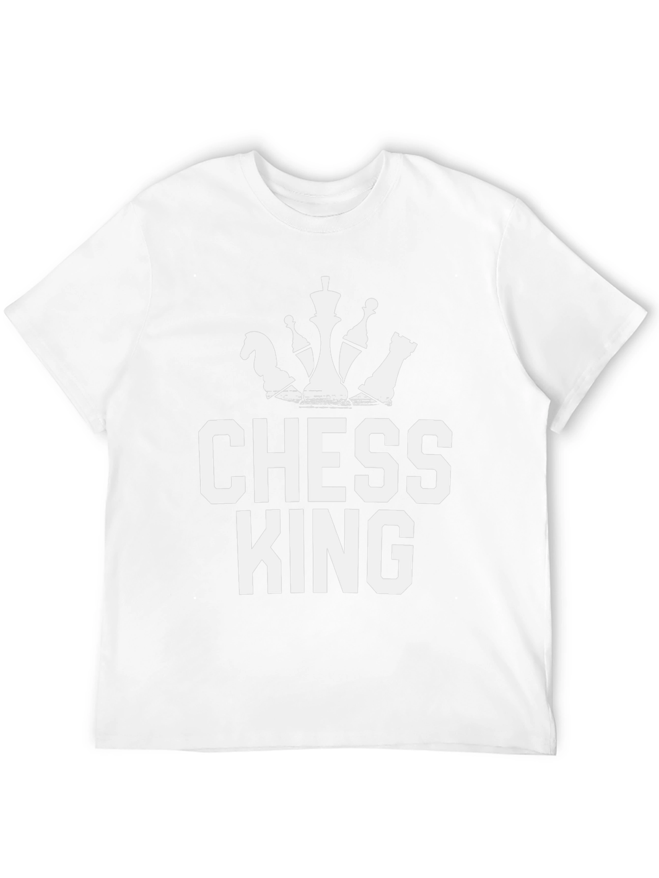 Chess King Graphic T-Shirt - Black Casual Tee