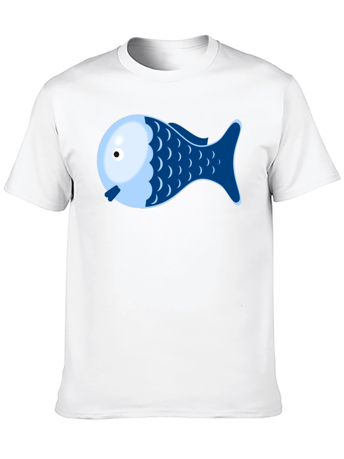 Fish Graphic Tee - Novelty Shirt