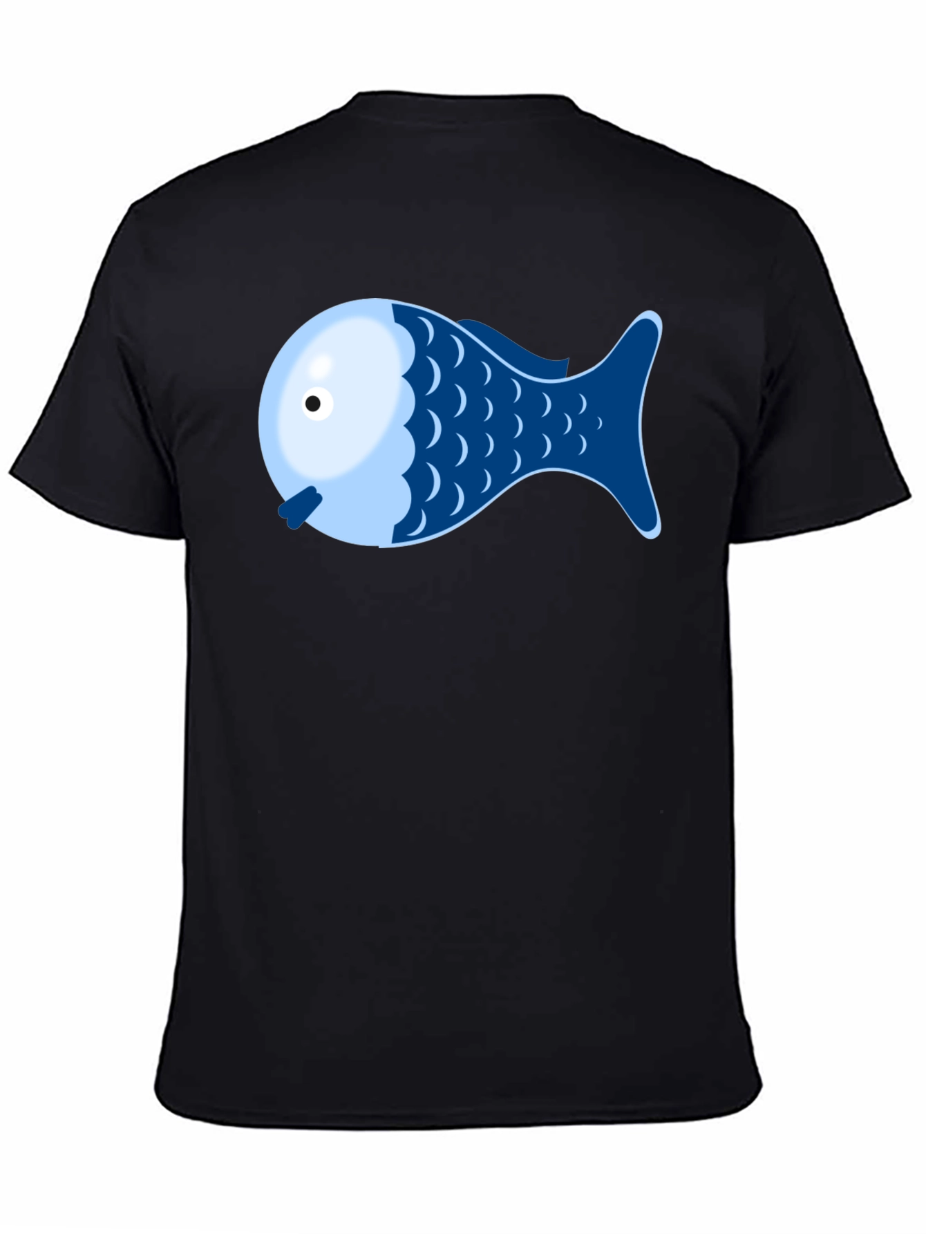 Fish Graphic Tee - Novelty Shirt