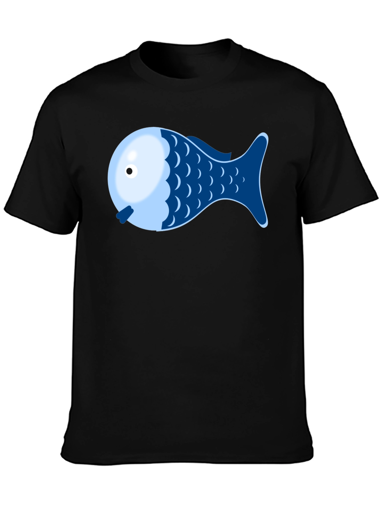 Fish Graphic Tee - Novelty Shirt