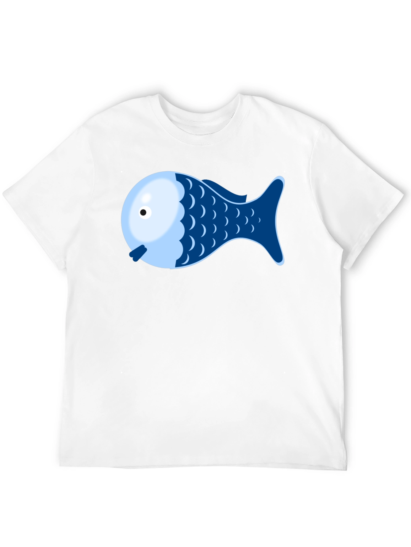 Fish Graphic Tee - Novelty Shirt