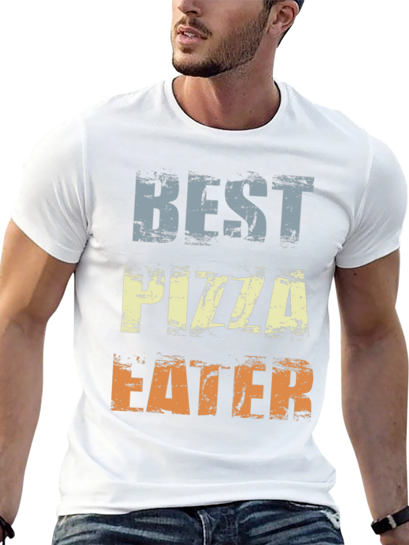 Best Pizza Eater Graphic T-Shirt - Funny Foodie Tee