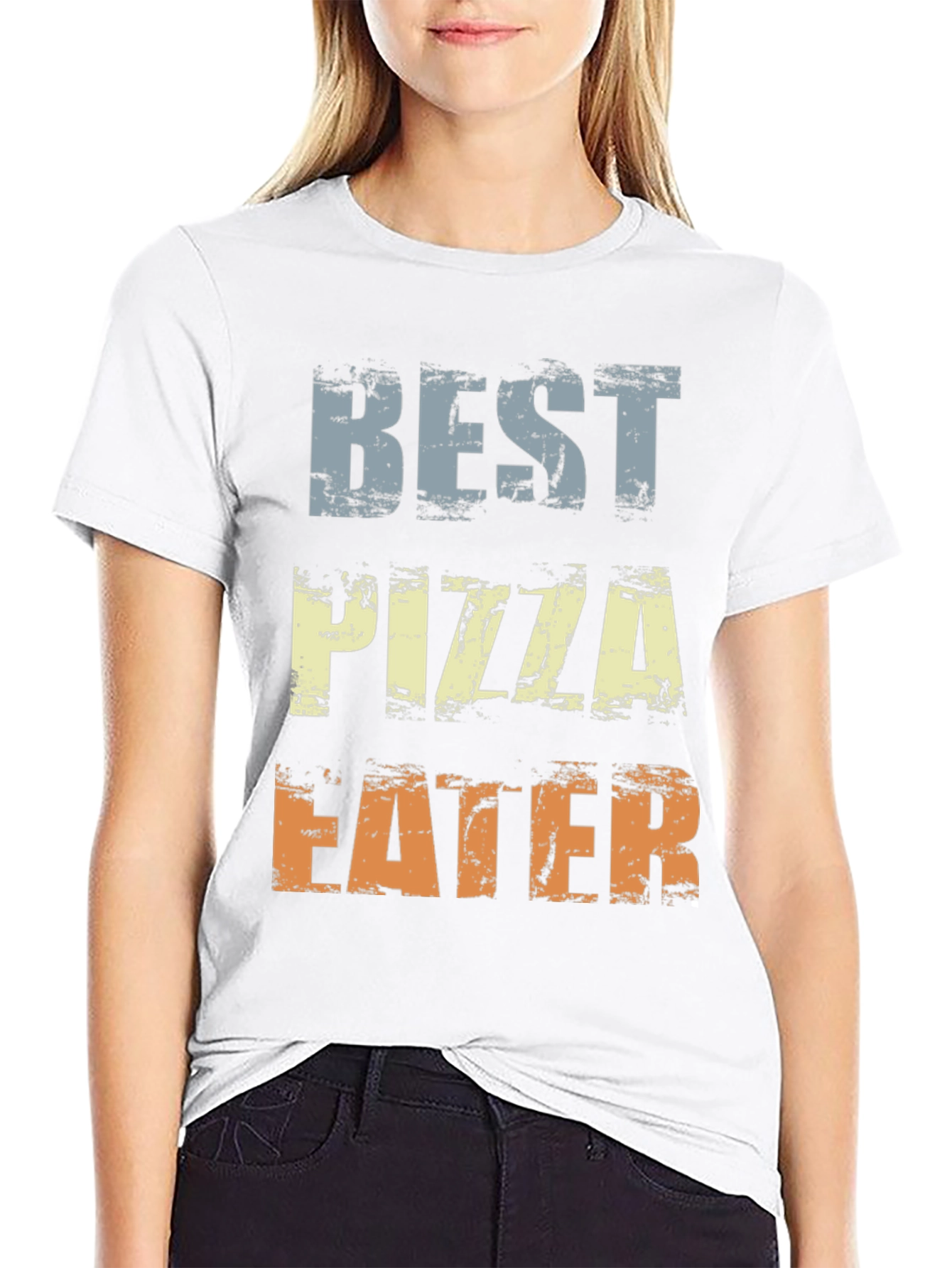 Best Pizza Eater Graphic T-Shirt - Funny Foodie Tee