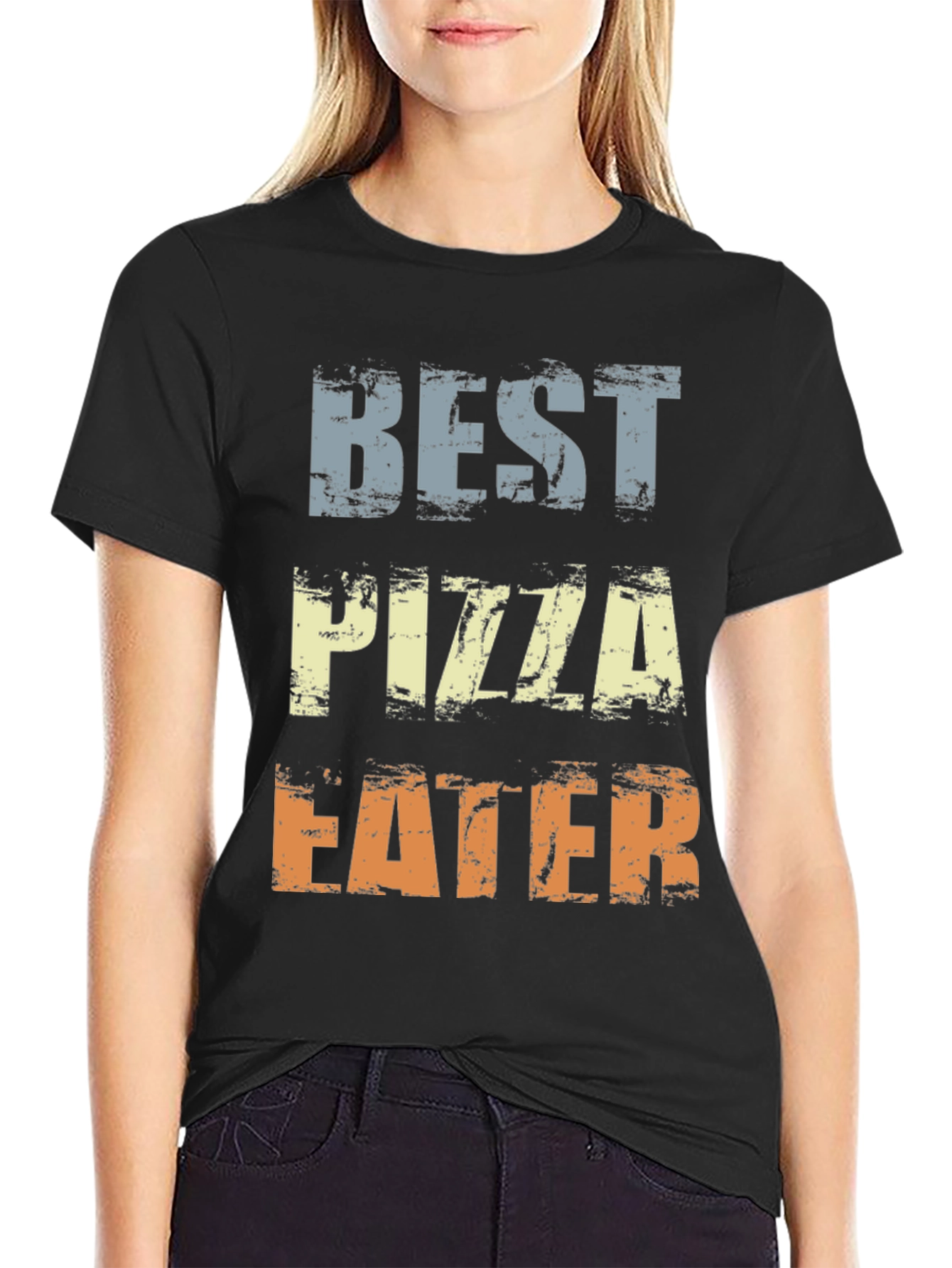Best Pizza Eater Graphic T-Shirt - Funny Foodie Tee