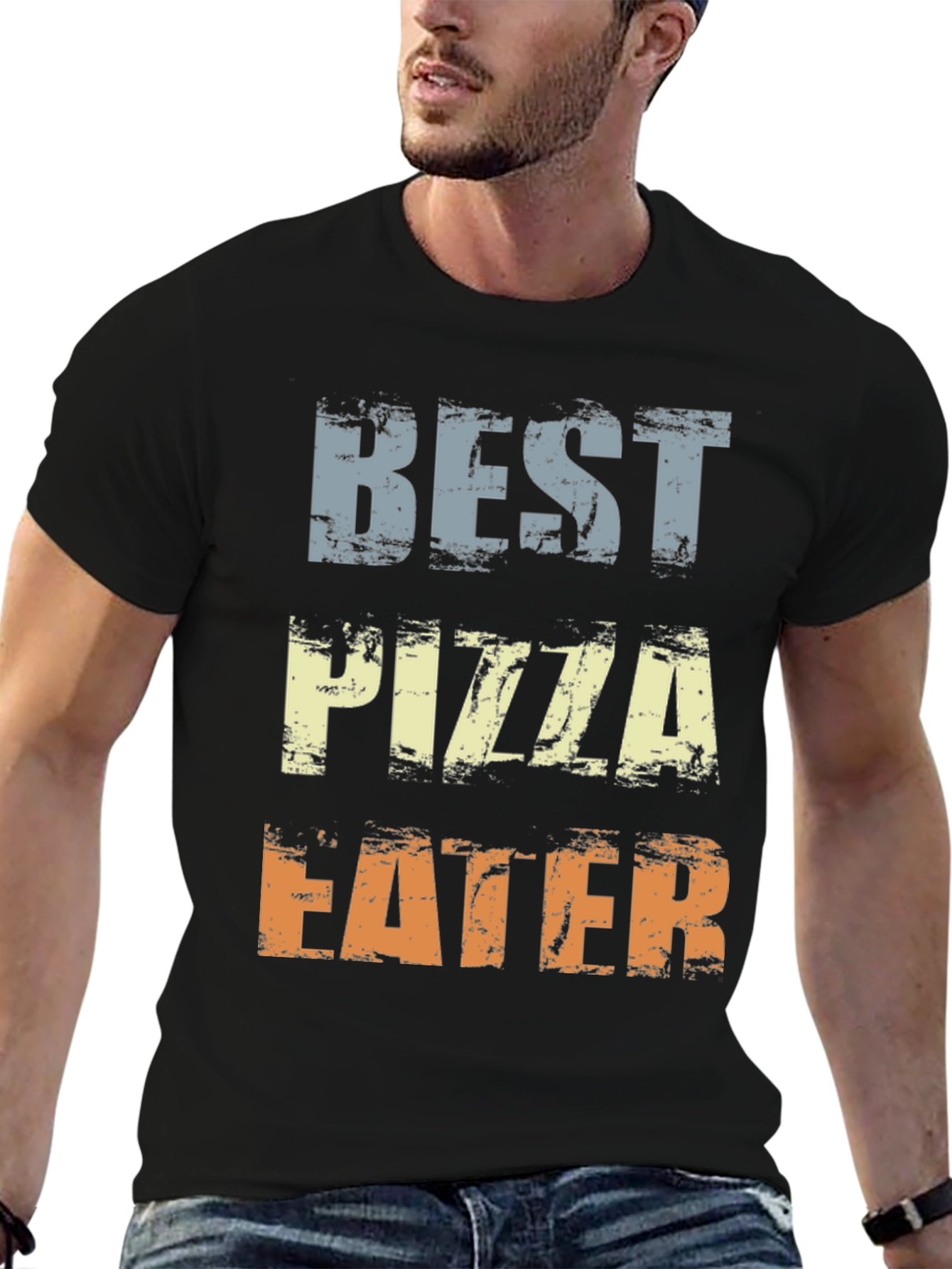 Best Pizza Eater Graphic T-Shirt - Funny Foodie Tee