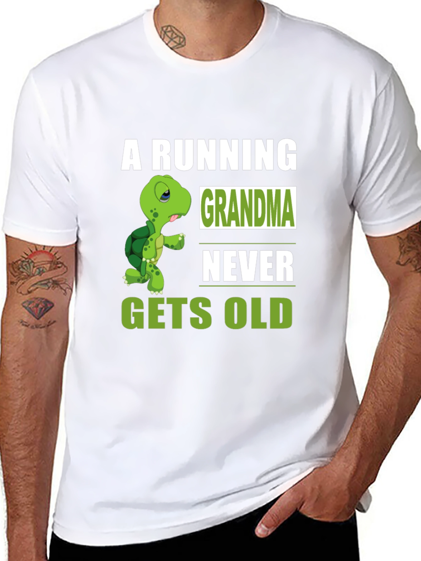 Running Grandma Never Gets Old T-Shirt