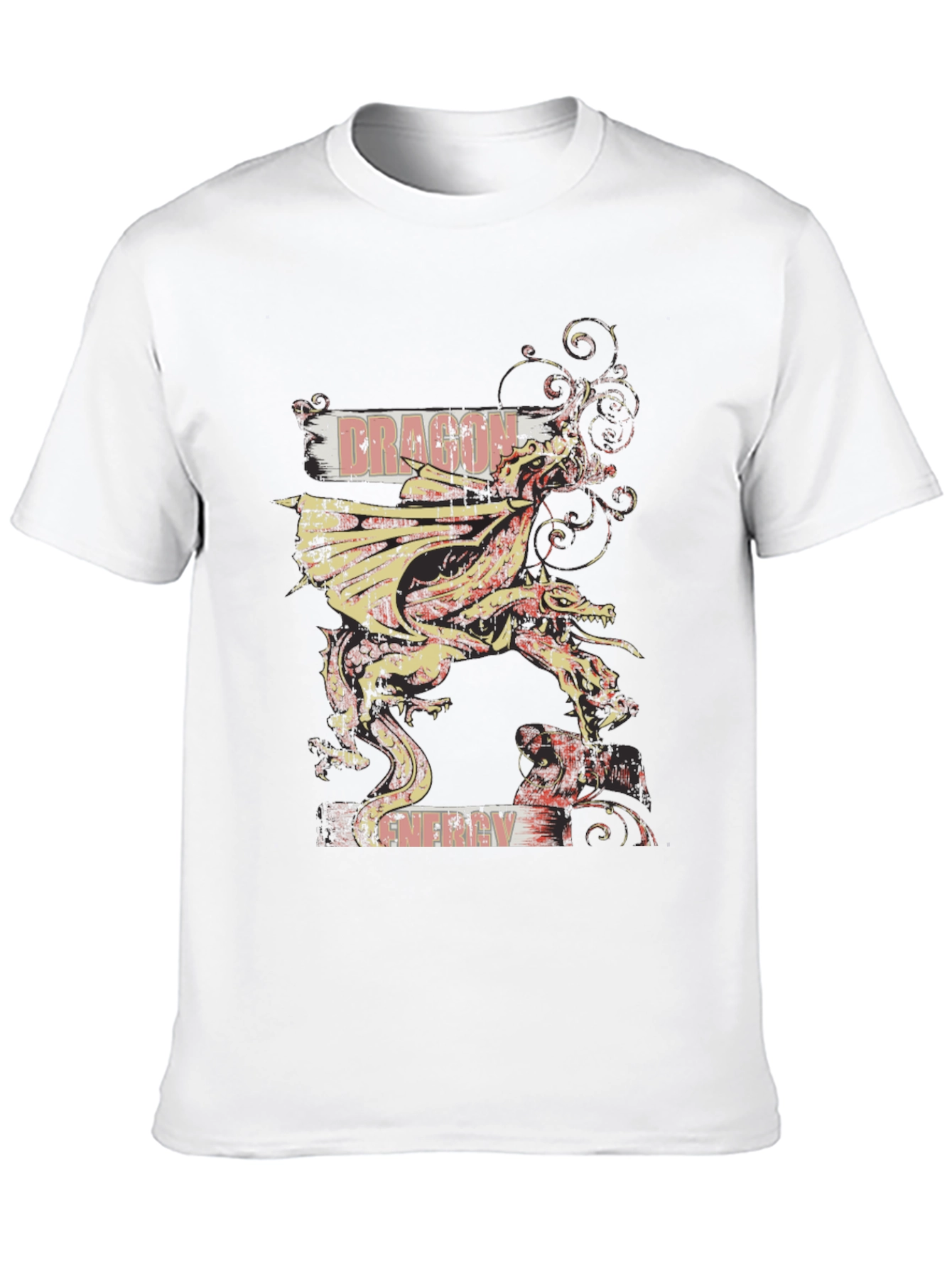 Dragon Energy Graphic T-Shirt - Black