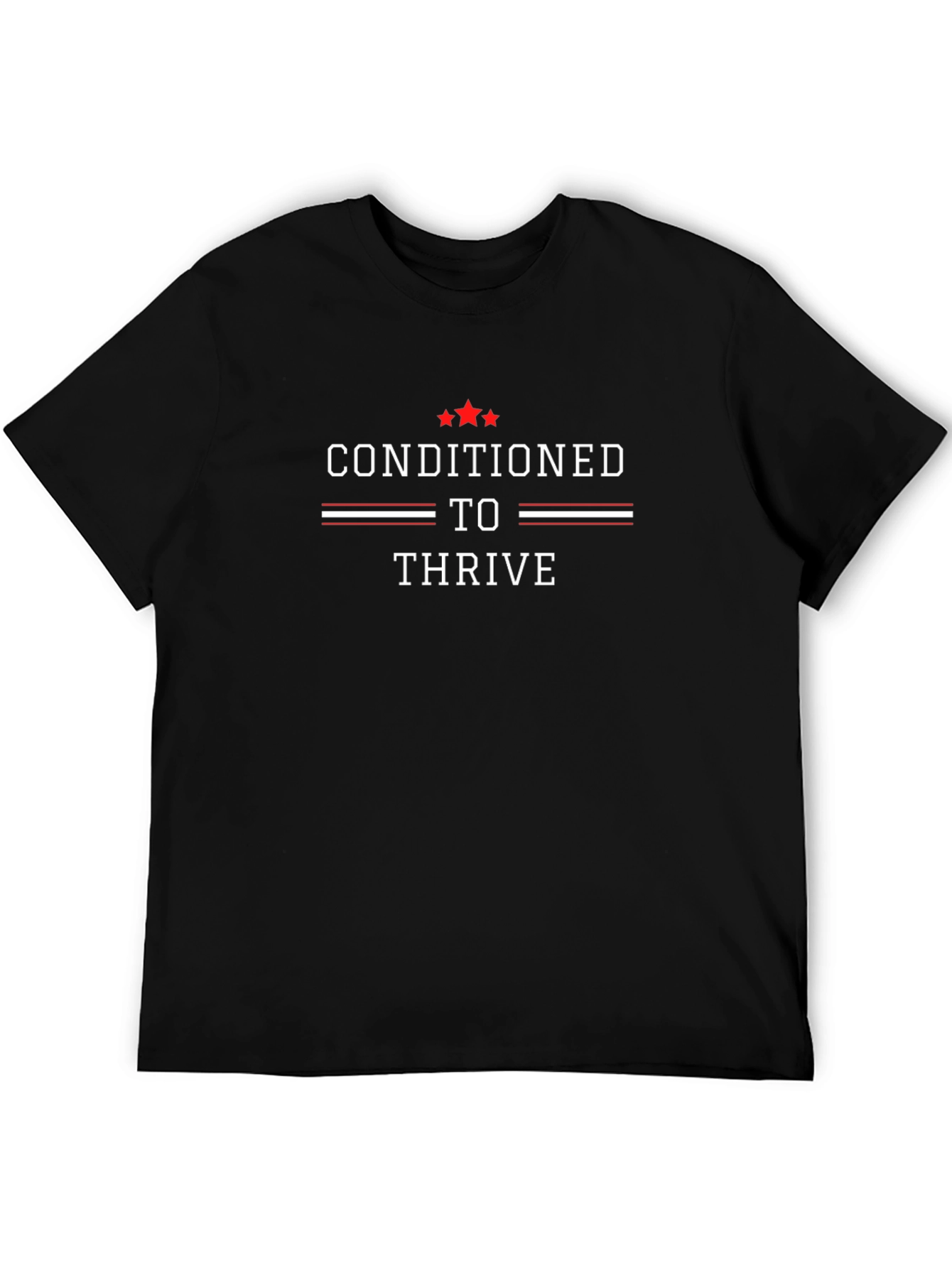 Conditioned to Thrive Graphic Tee - Black