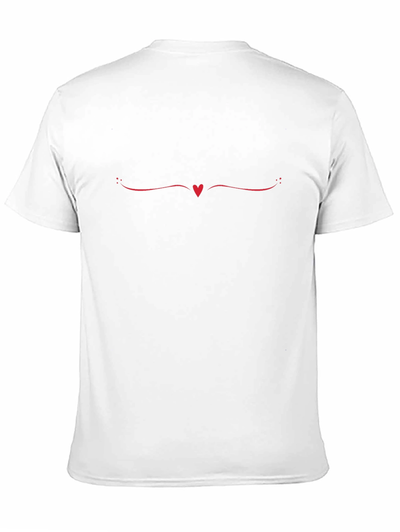 Heart Swirl Graphic Tee - Stylish Black T-Shirt