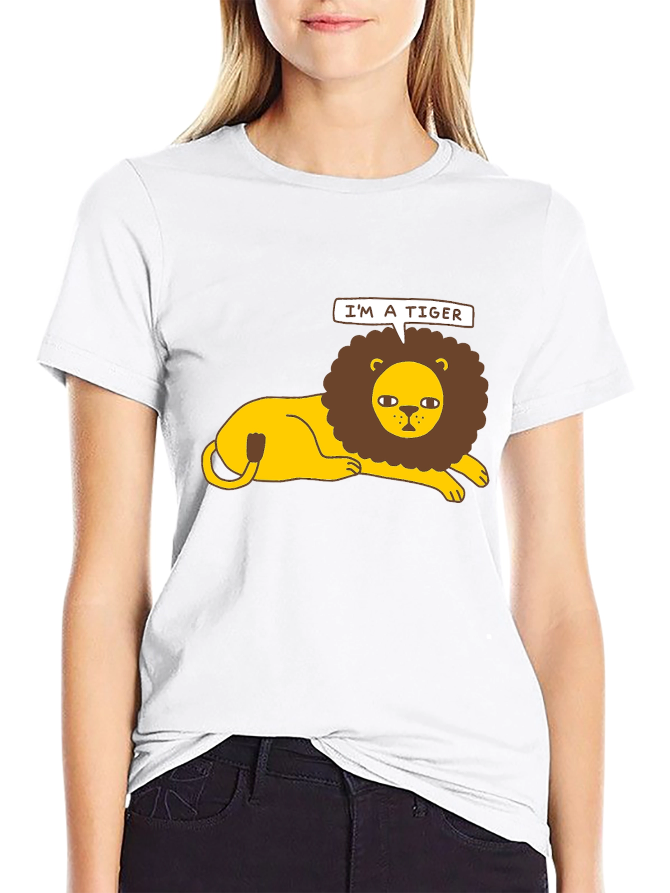 Im a Tiger T-Shirt - Funny Lion Graphic Tee