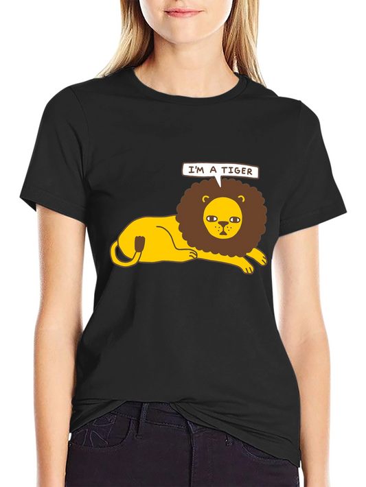 Im a Tiger T-Shirt - Funny Lion Graphic Tee