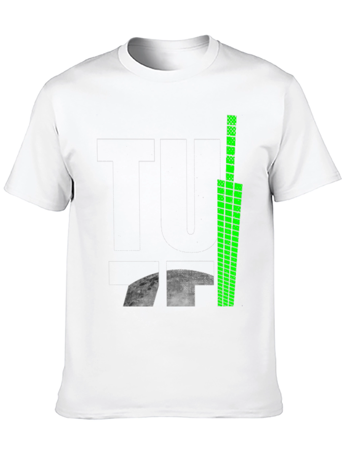 Tuff Moon Graphic Tee - Black Cotton Blend