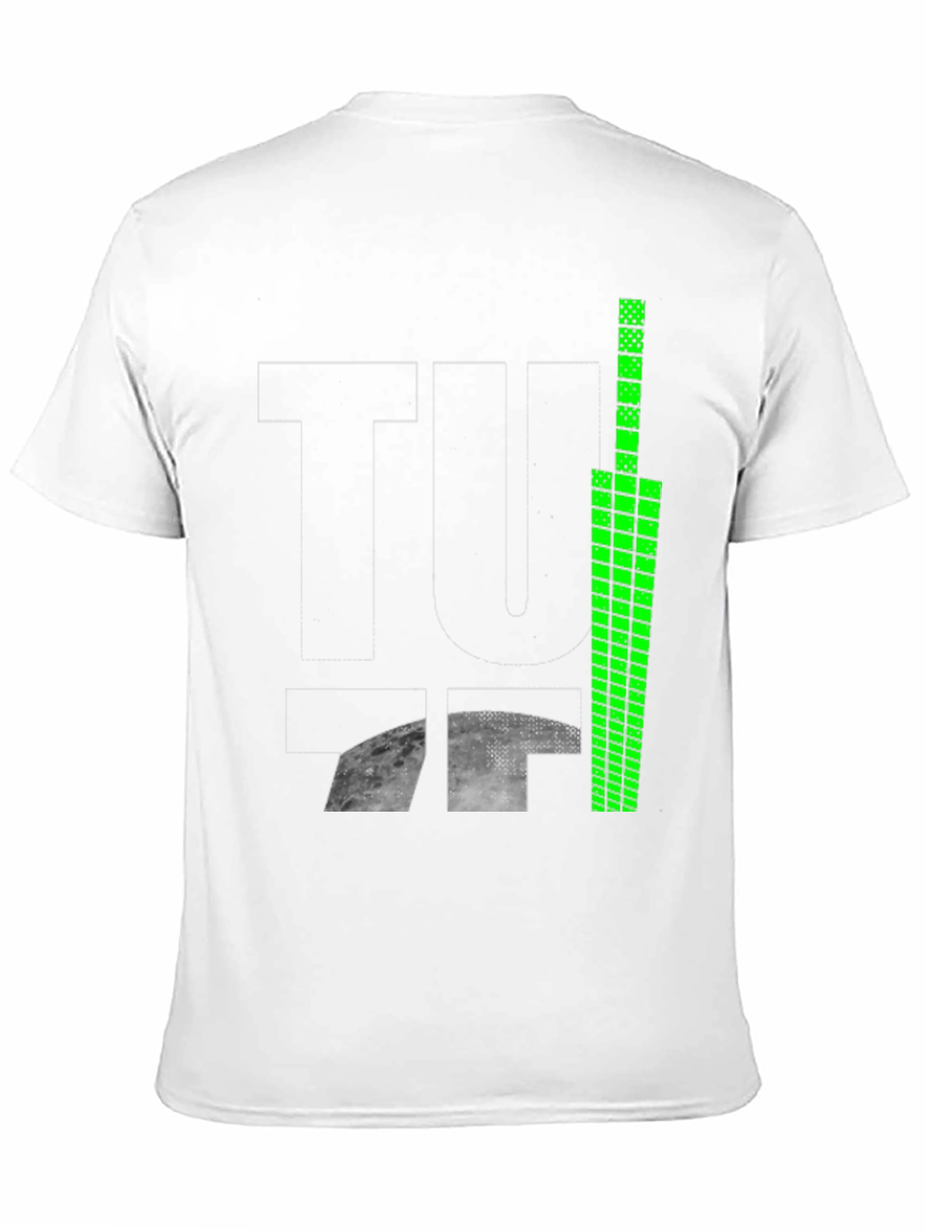 Tuff Moon Graphic Tee - Black Cotton Blend