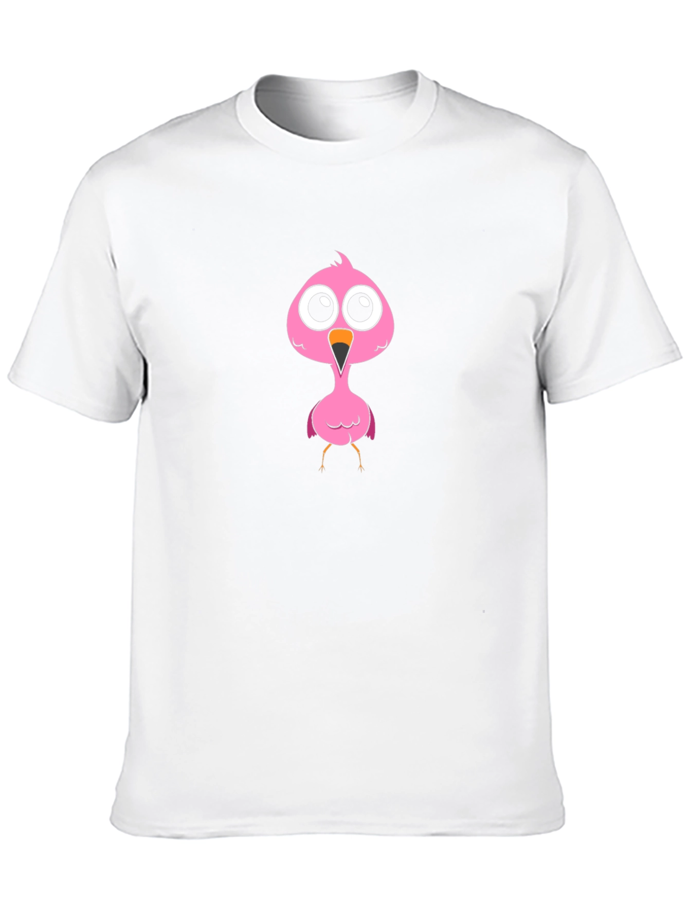 Cute Pink Flamingo Graphic T-Shirt