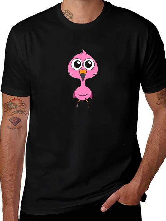 Cute Pink Flamingo Graphic T-Shirt