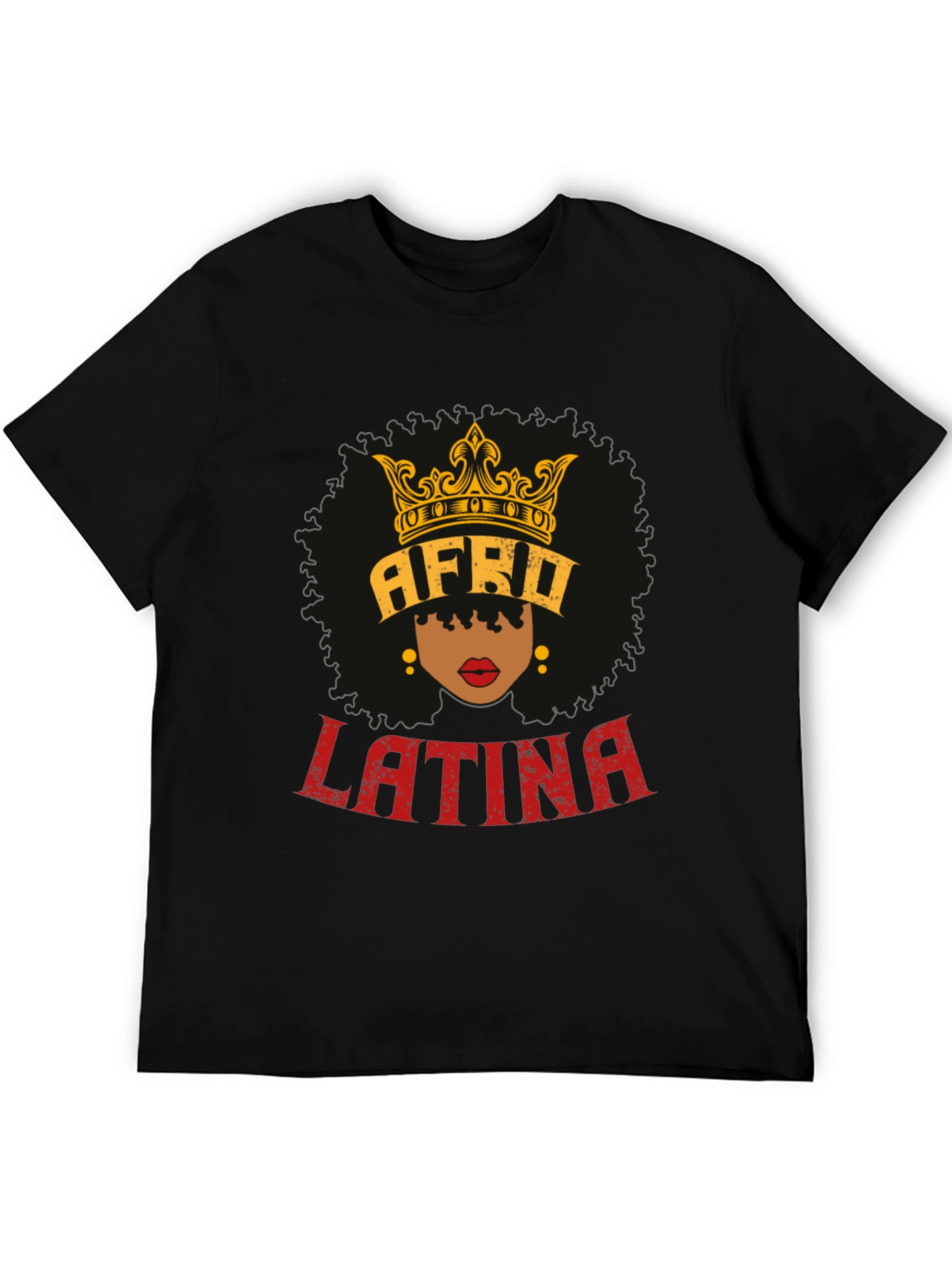 Afro Latina Queen T-Shirt - Black Pride