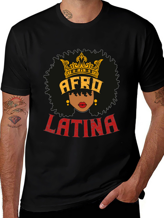 Afro Latina Queen T-Shirt - Black Pride