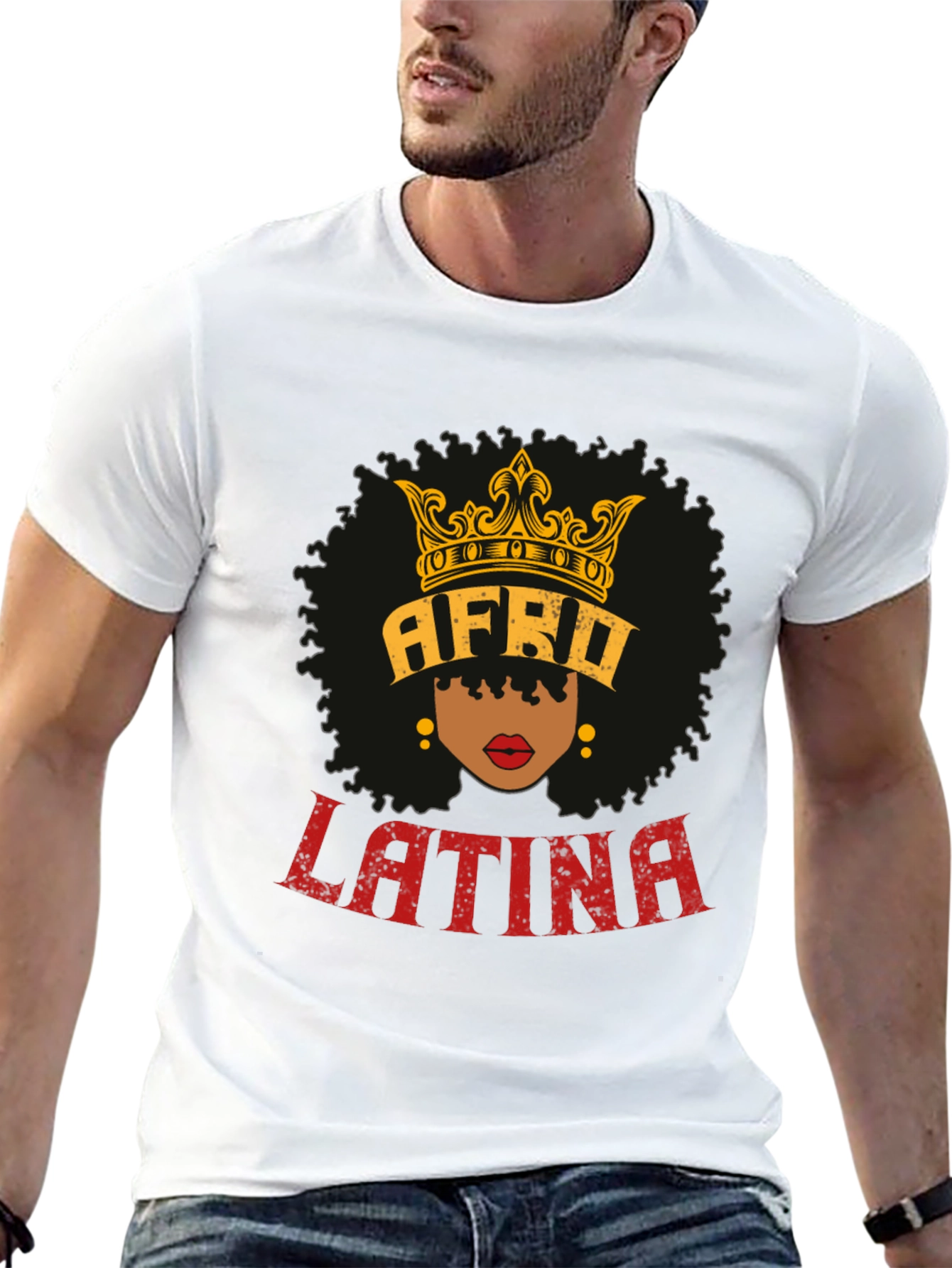Afro Latina Queen T-Shirt - Black Pride