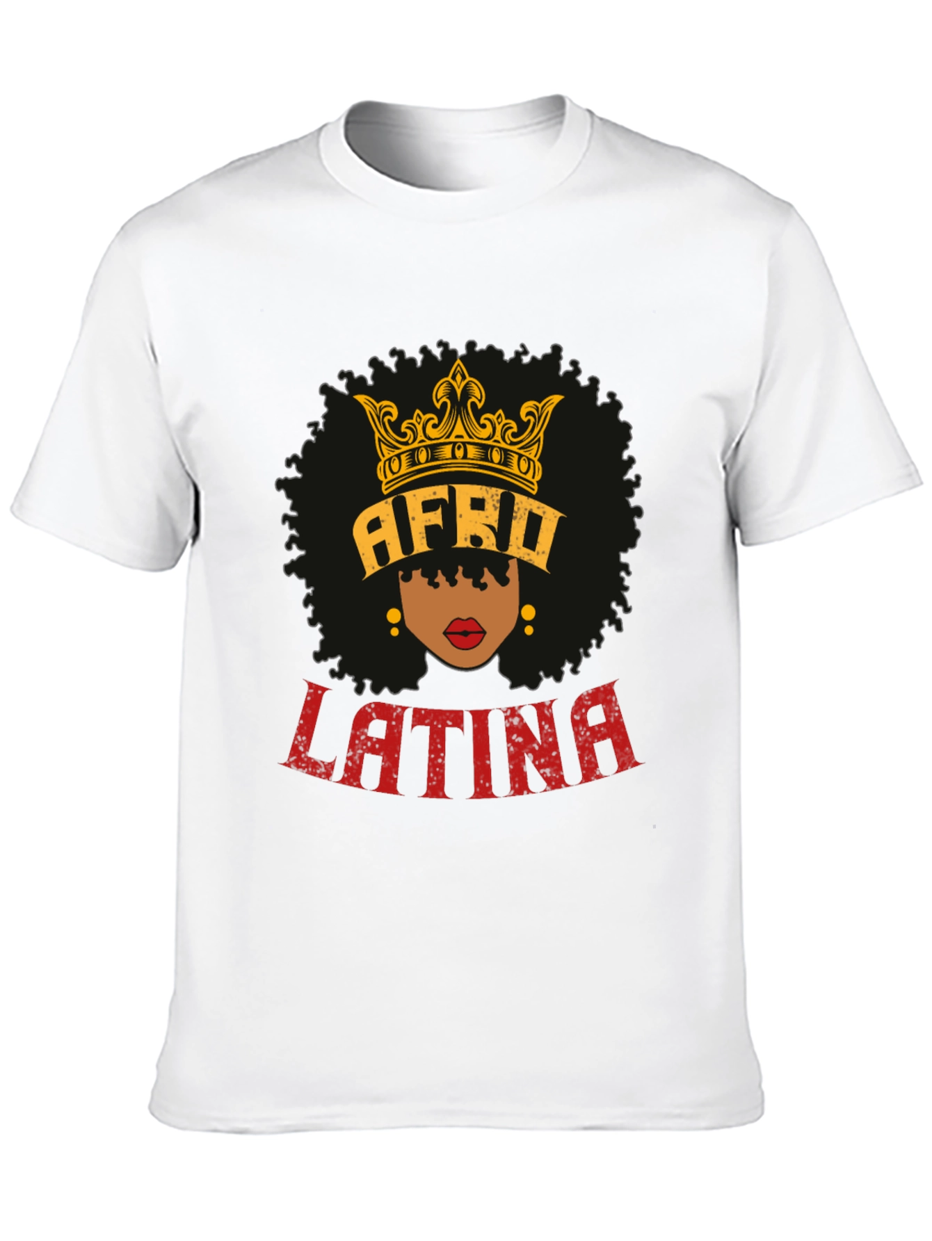 Afro Latina Queen T-Shirt - Black Pride