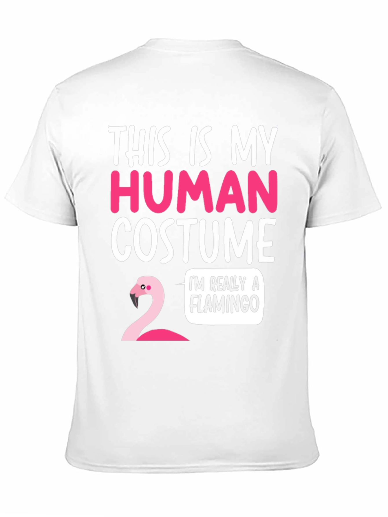 Funny Flamingo Human Costume T-Shirt