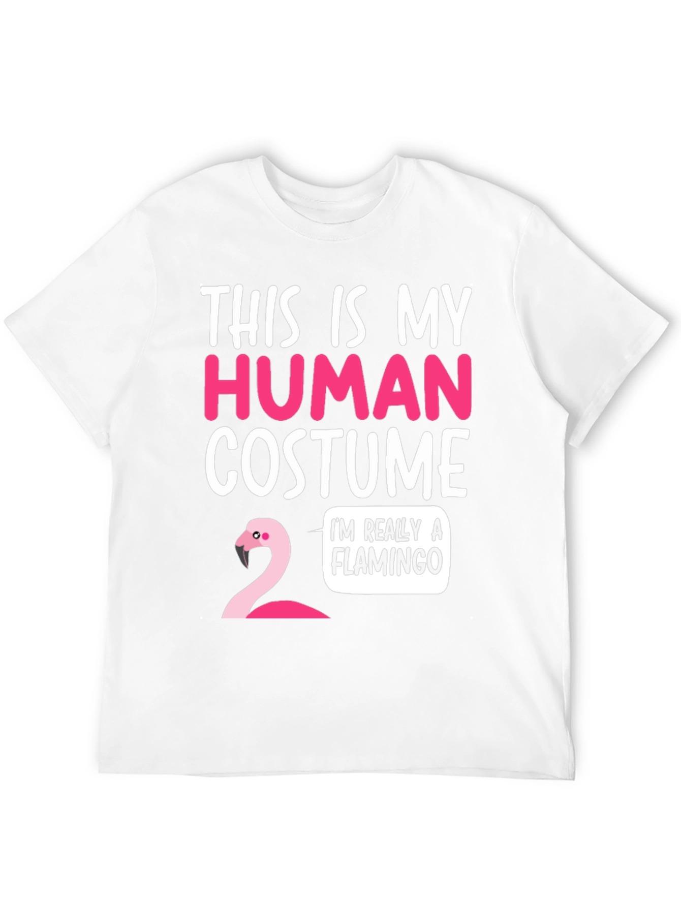 Funny Flamingo Human Costume T-Shirt