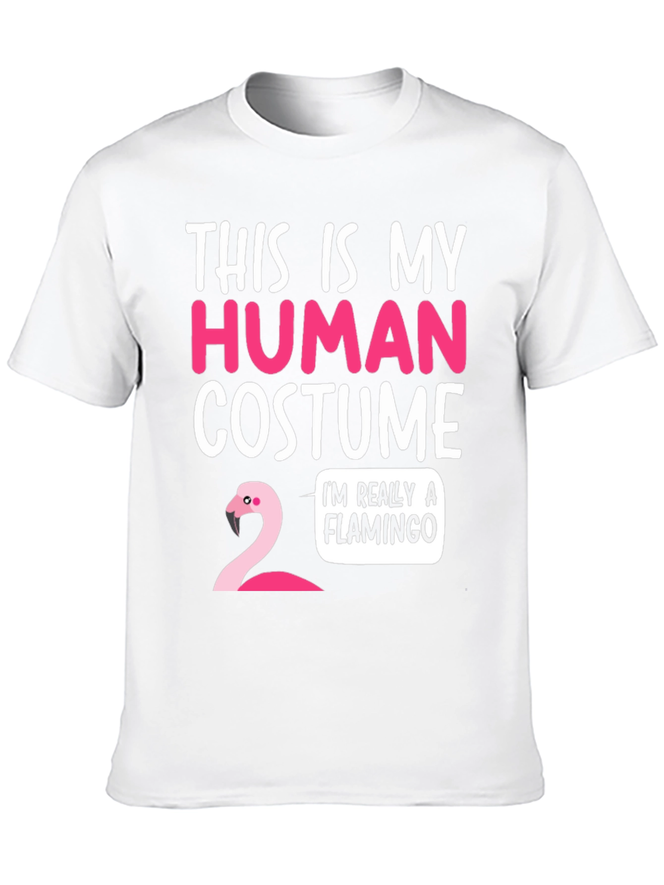 Funny Flamingo Human Costume T-Shirt