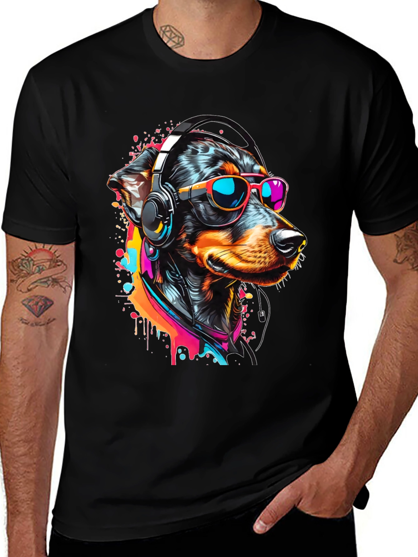 Cool Dog Graphic Tee